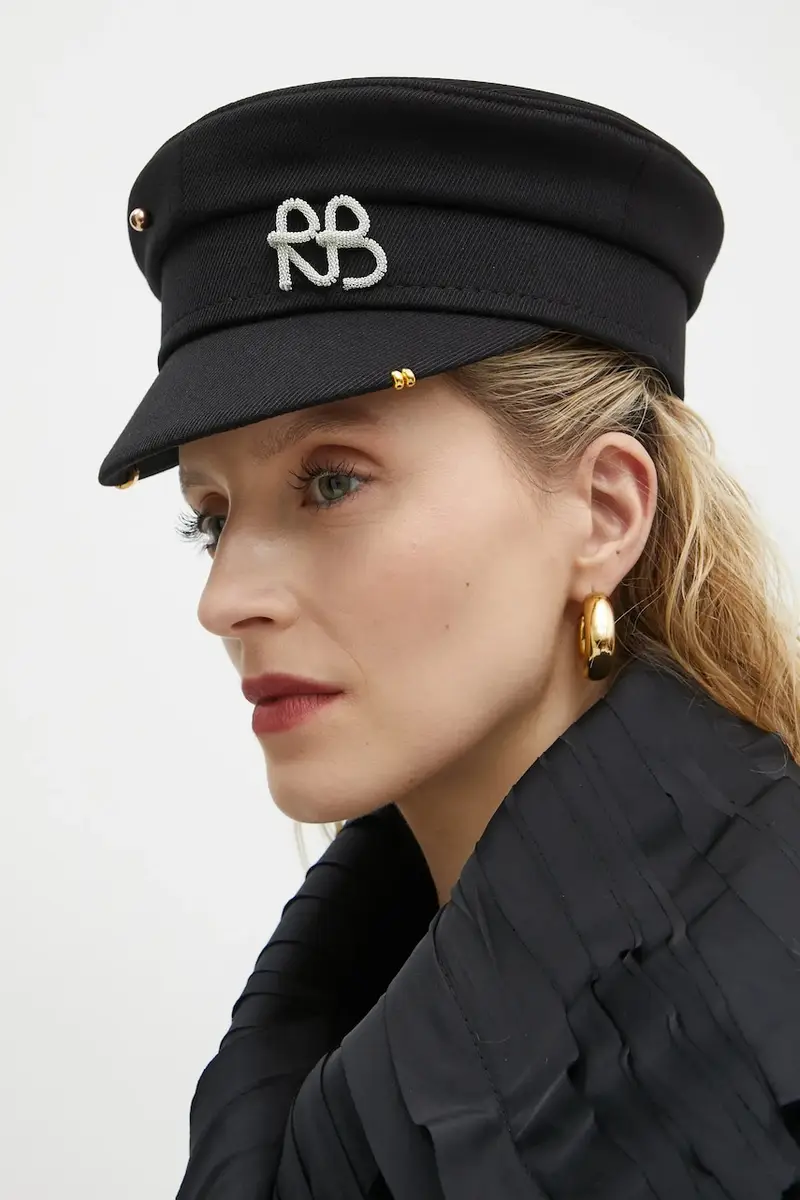 berretto alla marinara colore nero KPC033-WA-PRS-SIRB