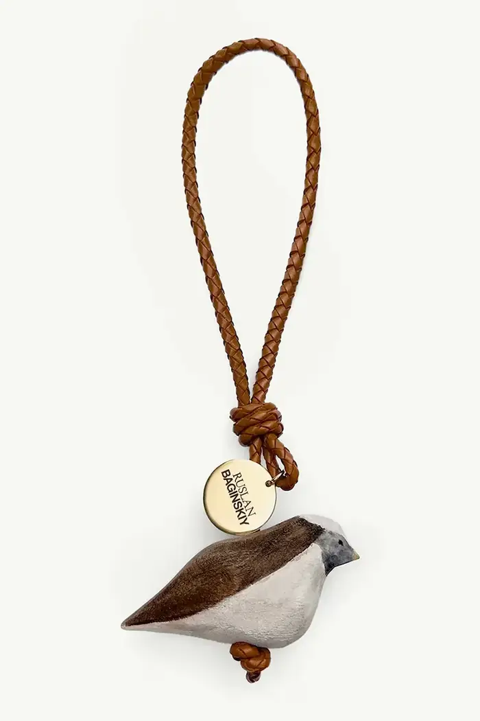 portachiavi Bag Charm Sparrow Beige