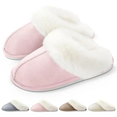 RUVVDR Pantofole Donna Grigio 3365199