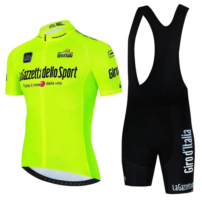 Tour D Italia Abbigliamento Ciclismo Set Maglia Ciclismo Estivo Manica Corta Bici da Strada Abbigliamento Ciclismo Uomo Set Maglia Mtb Abbigliamento Sportivo 3XL