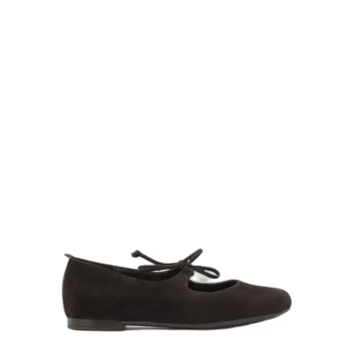 Ryłko Ballerine in suede da donna Kinga Marron