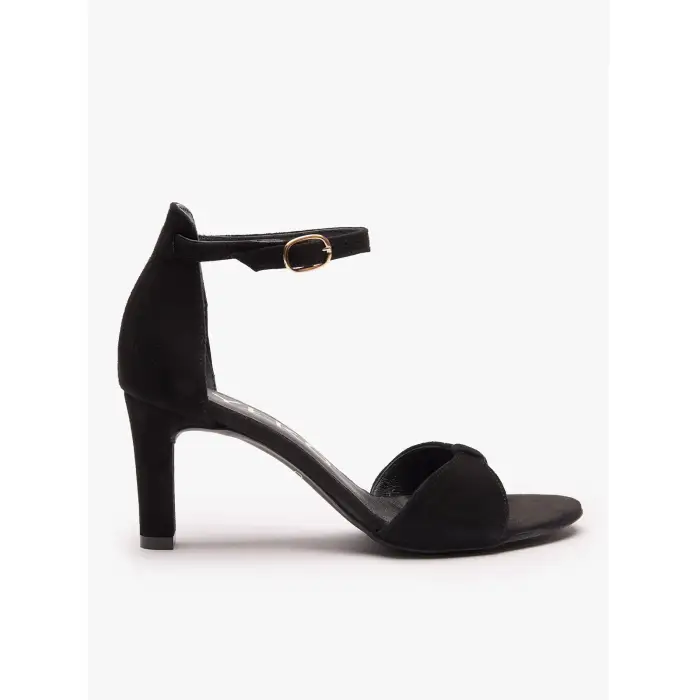 Ryłko Sandali in pelle e camoscio donna Noir
