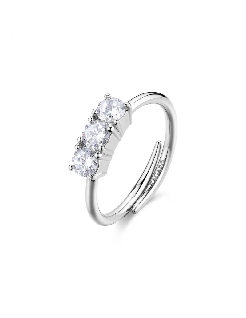 S'Agapo By Brosway Anello regolabile S'AGAPO Dazzly SDZ155 in acciaio 316L con cristalli