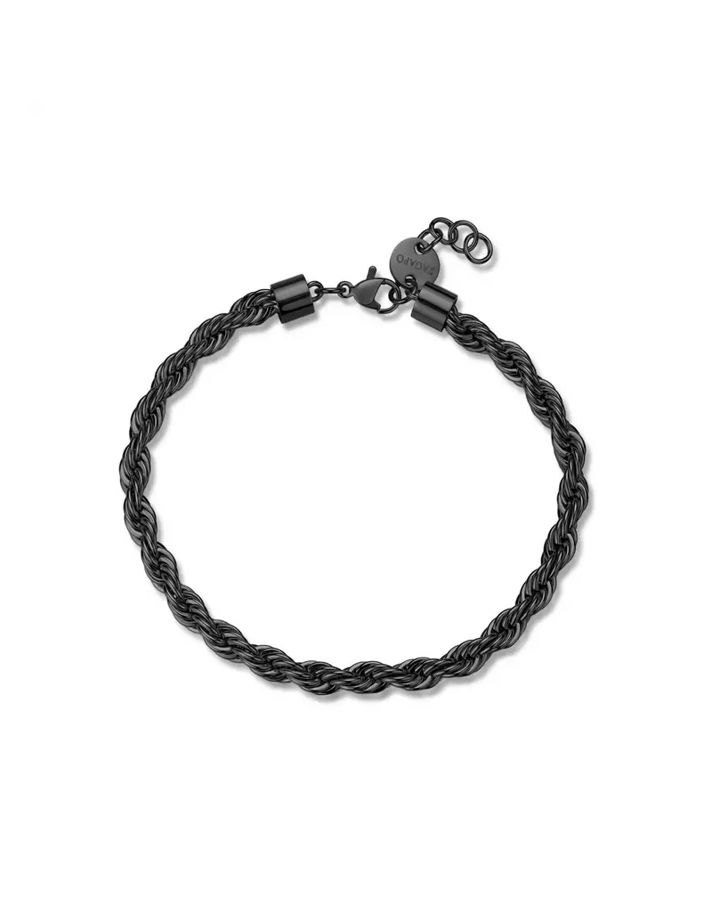 S'Agapo By Brosway Bracciale Uomo catena torchon S'AGAPO Ripple SRP93 in acciaio 316L pvd colore rutenio