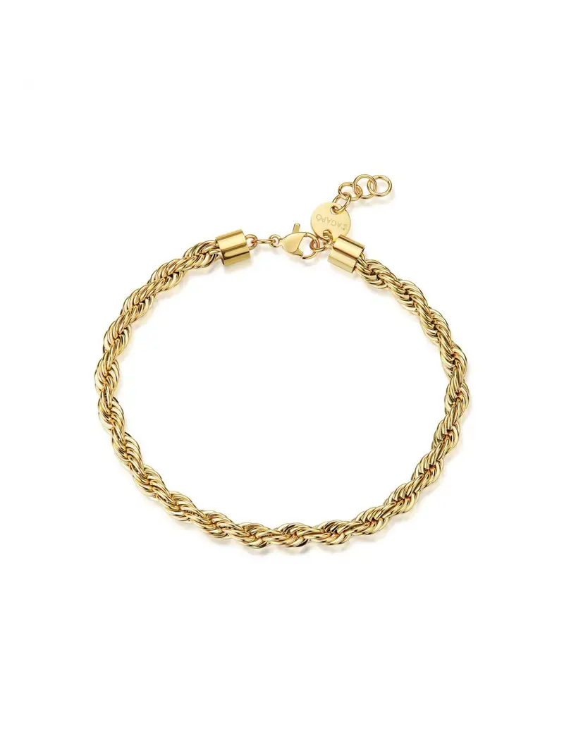 S'Agapo By Brosway Bracciale Uomo catena torchon S'AGAPO Ripple SRP94 in acciaio 316L dorato