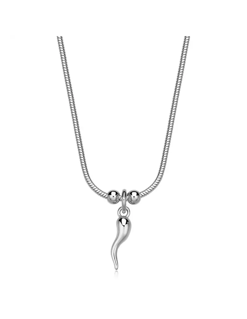 S'Agapo By Brosway Collana S'AGAPO Click SCK281 in acciaio 316L pendente Cornetto