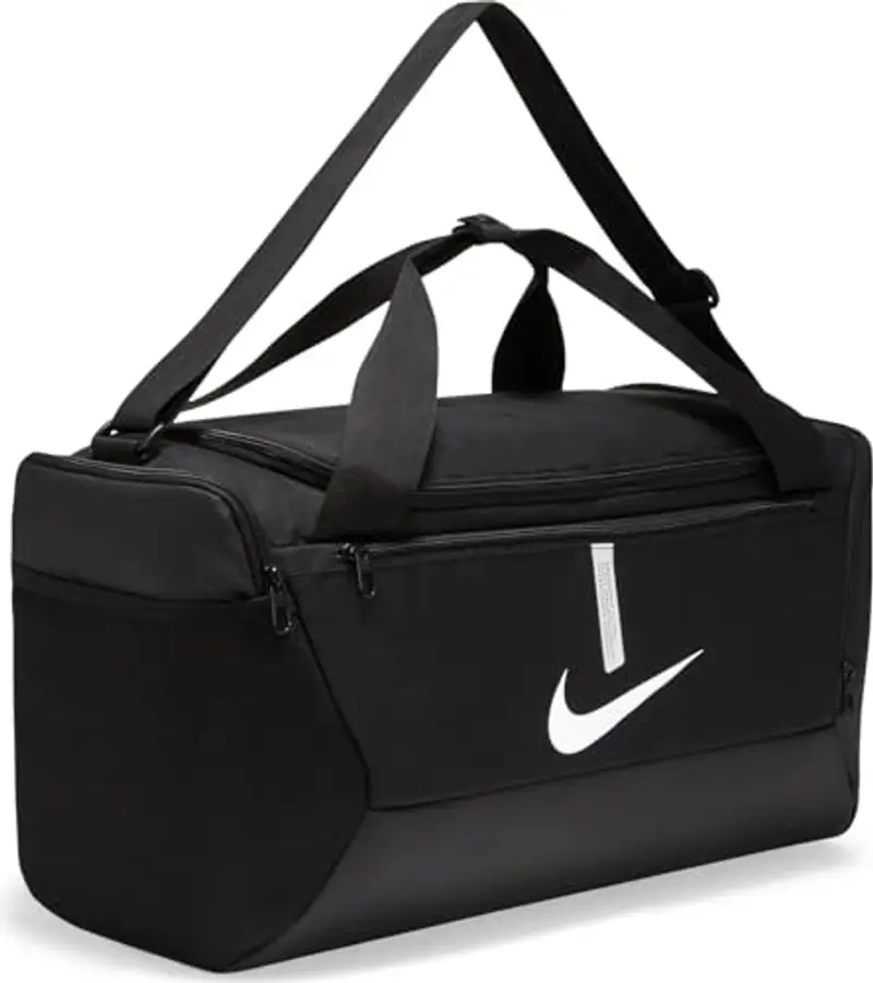 Nike Sac de sport - - Academy Duffle Black - Compartiment sec/humide - Poches a zip - 41 L - H 53 x L 25 x P 28 cm