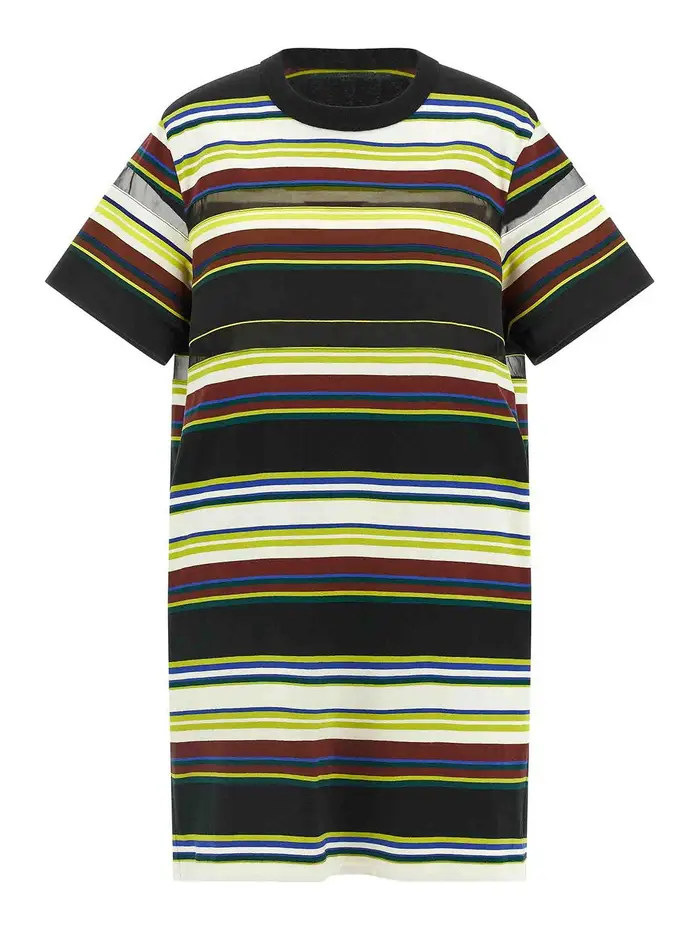 Sacai Abito a maglietta Multicolore