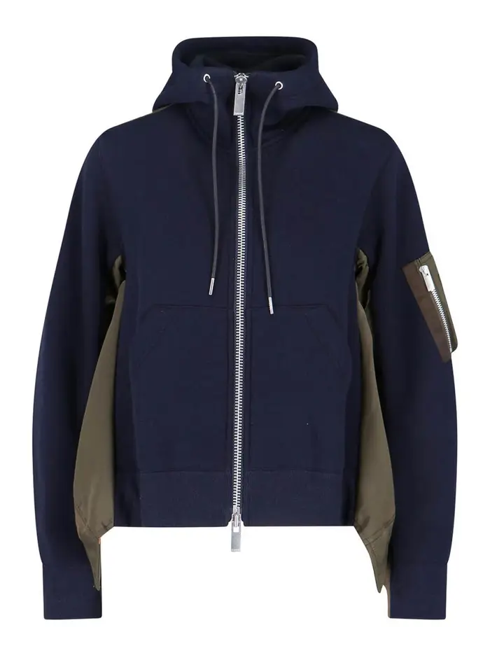 Sacai Felpa zip Multicolore