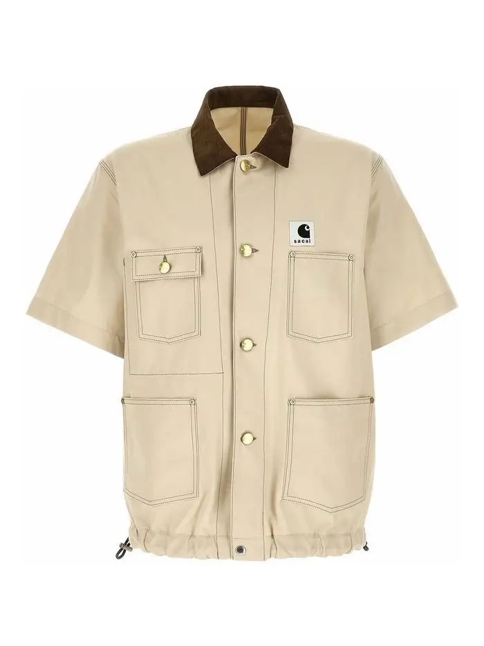 Sacai Maglia X Carhartt Beige
