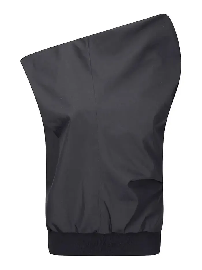 Sacai Pullover in popeline Nero