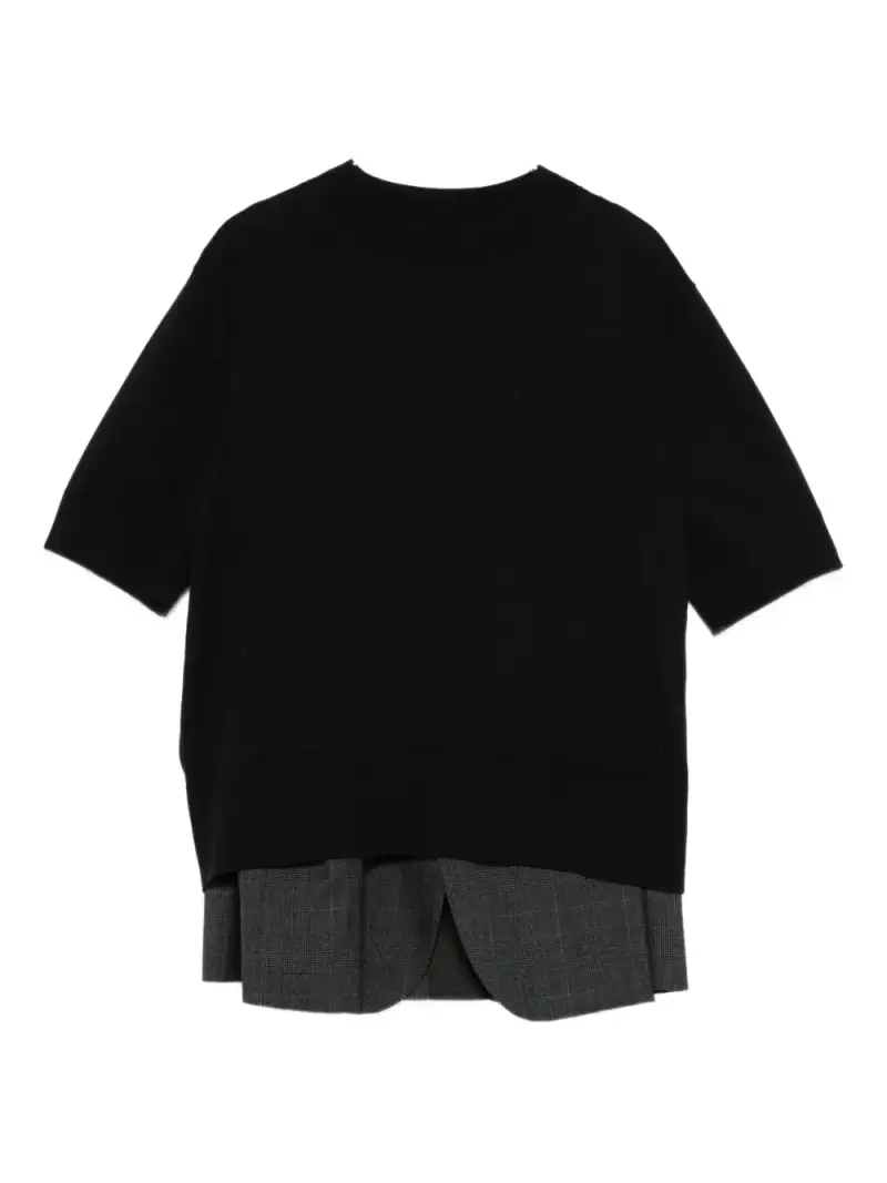 Sacai T-shirt Nero 4021404