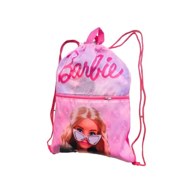 ILS I LOVE SHOPPING Sacca Sportiva con manici e tasca per Bambino, Borsa Coulisse Zaino per Asilo, Palestra, Piscina, Viaggio, Portascarpe