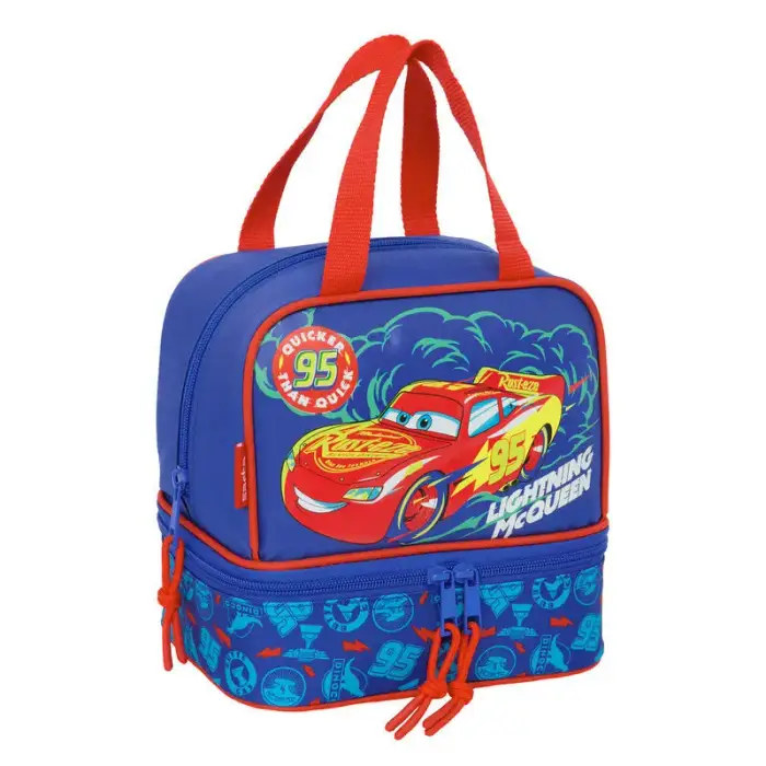 Safta Sac per alimenti per bambini Disney Pixar Cars Bleu