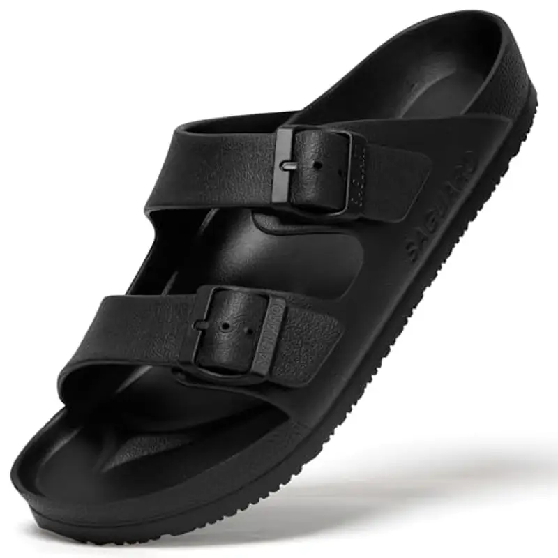 SAGUARO Pantofole Uomo Nero 1603300