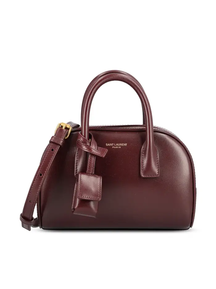 Borsa realizzata in pelle ROSSO
