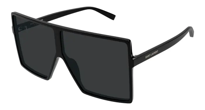 Donna SAINT LAURENT SL 909 BETTY S 001 Occhiali da sole Acetato Nero Nero Squadrata