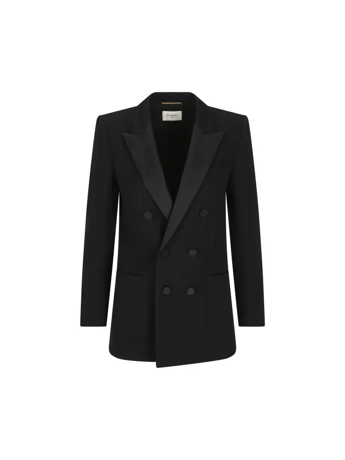 Giacca realizzata in lana NERO