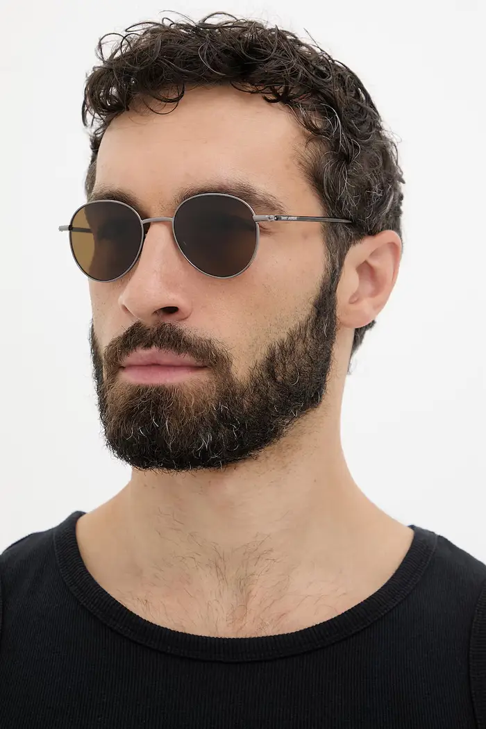 occhiali da sole da uomo Grigio