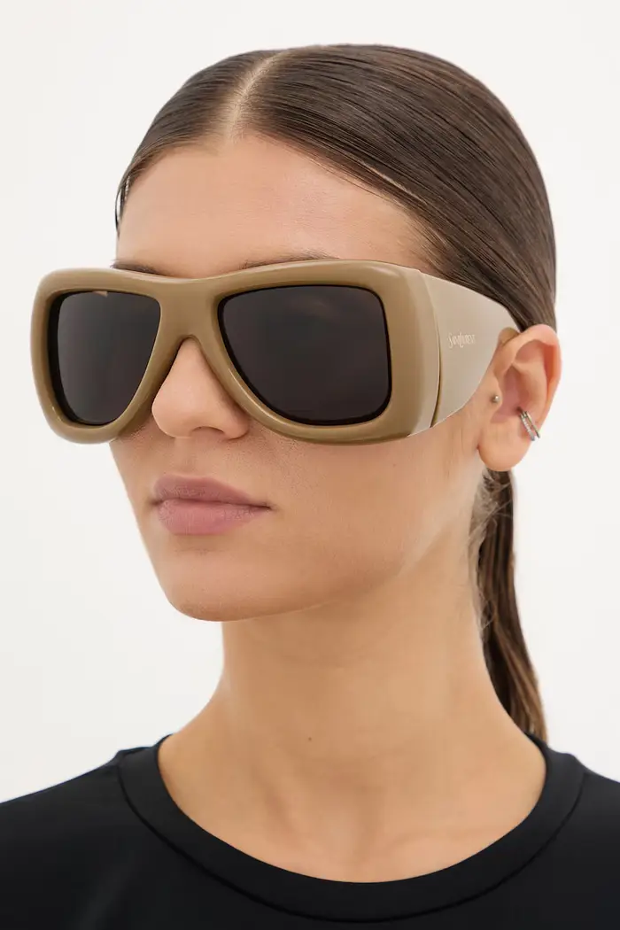 occhiali da sole quadrati da donna HOWL Marrone