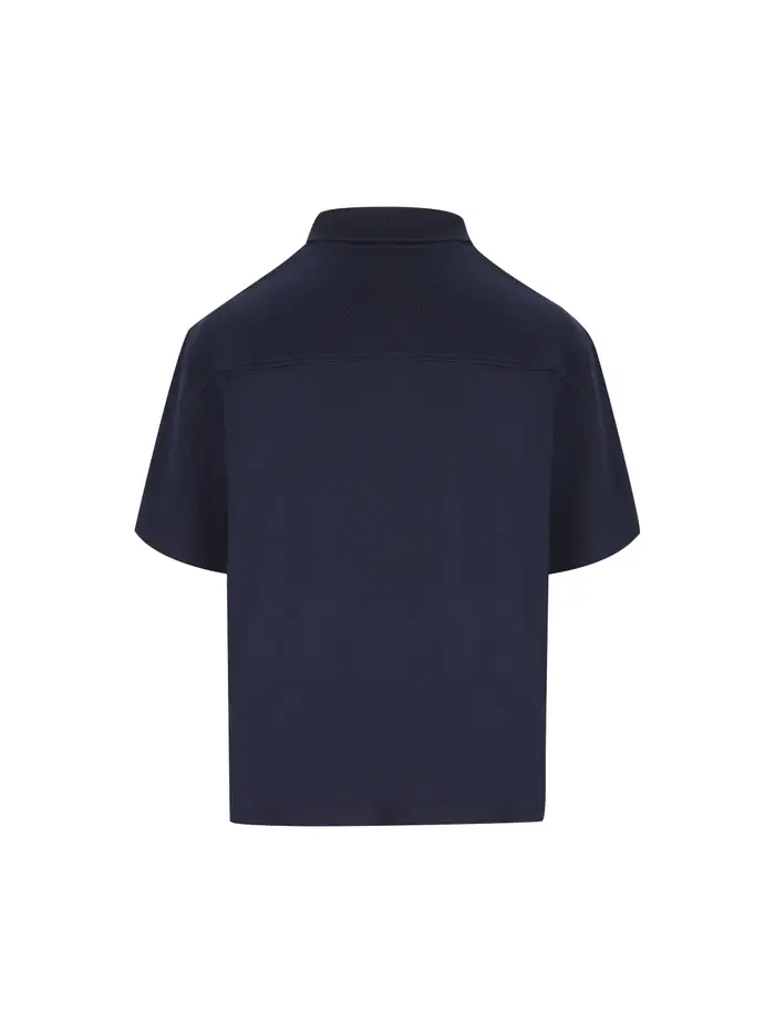 Polo realizzata in cotone BLU