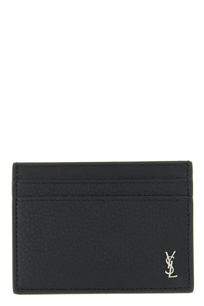 SAINT LAURENT Portacarte Monogramme Nero