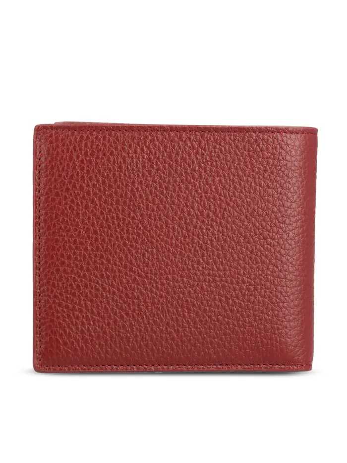 Portafoglio realizzato in pelle ROSSO
