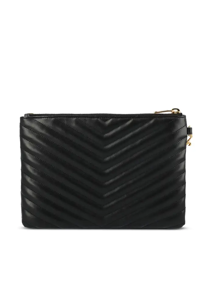 Pouch in pelle NERO