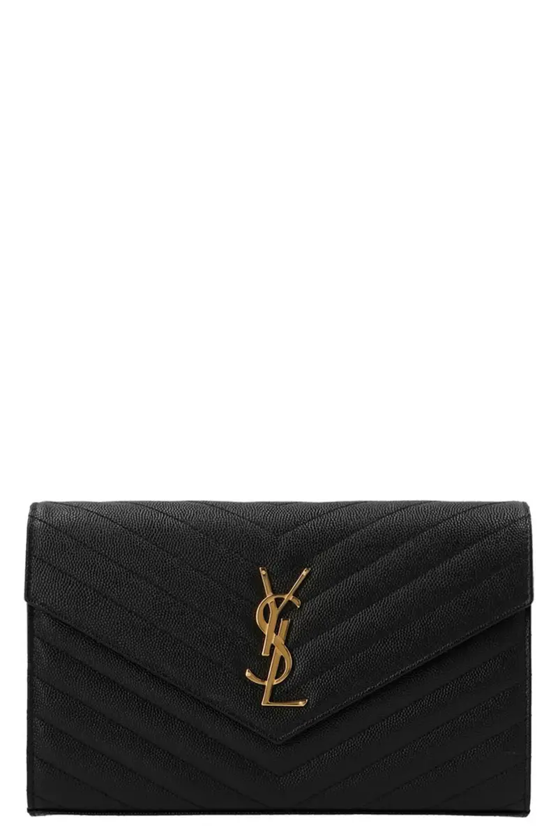 SAINT LAURENT Tracolla 'Monogram' Nero