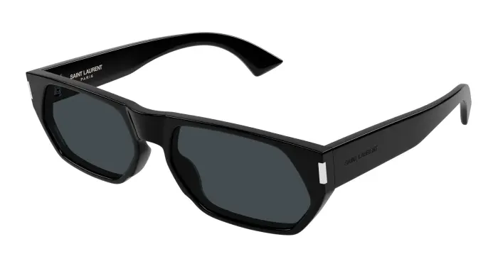 Uomo SAINT LAURENT SL 898 001 Occhiali da sole Acetato Nero Nero Squadrata