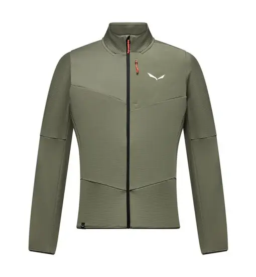 Ortles Fleece - felpa in pile - uomo Green