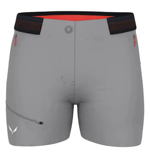 Salewa Pedroc Pro Dst W Cargo - pantaloni corti trekking - donna Light Grey