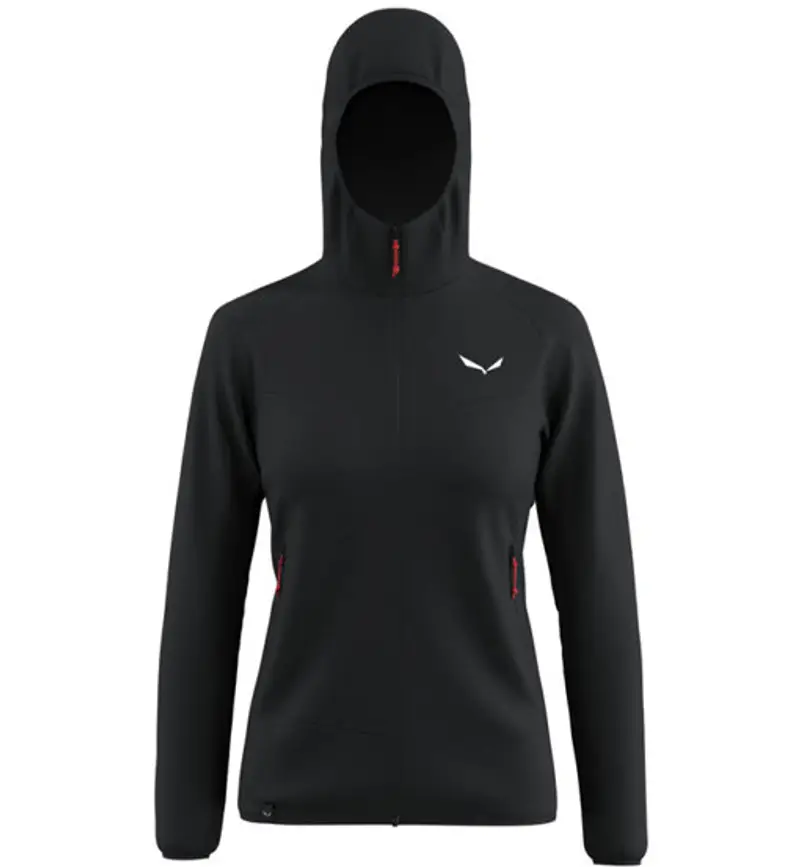 Salewa Puez Altavia Pl Hd W - felpa in pile - donna Black