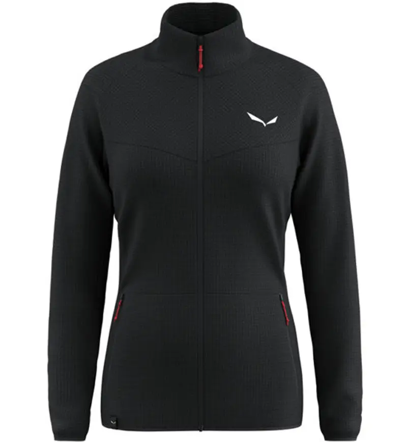 Salewa Puez Cammino Pl W - felpa in pile - donna Black