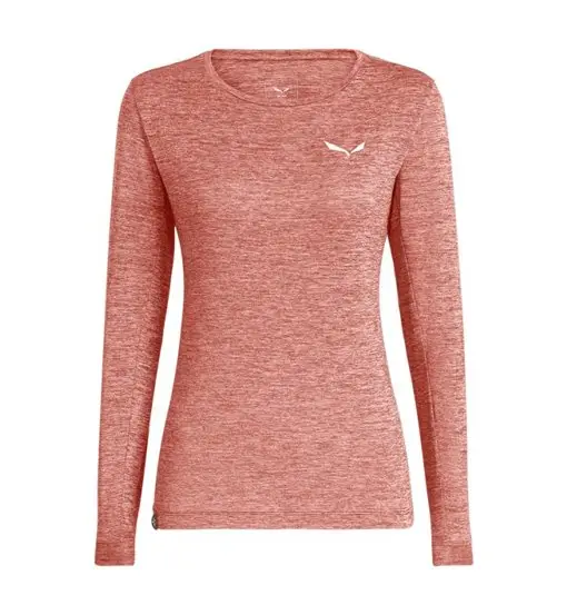 Salewa Puez Melange Dry - maglia a maniche lunghe - donna Red