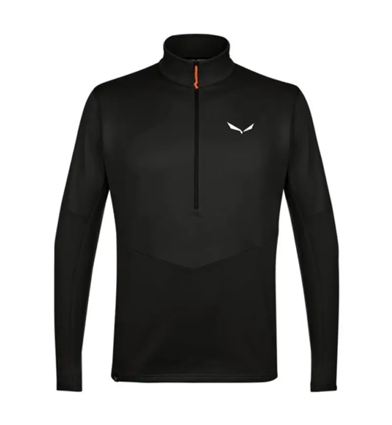 Salewa Puez PL 1/2 Zip M - felpa in pile - uomo Black