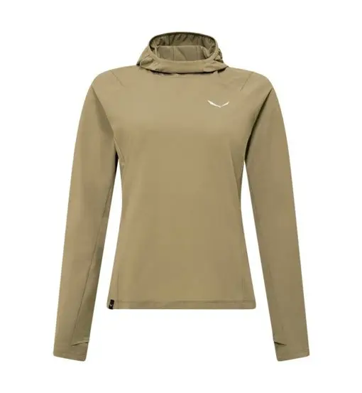 Salewa Puez Sun Hoodie W - felpa con cappuccio - donna Light Brown