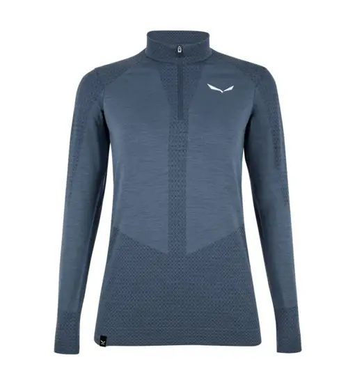 W Zebru Responsive 1/2 Zip - pullover con zip - donna Blue
