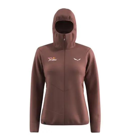 Salewa X-Alps W - felpa con cappuccio - donna Brown