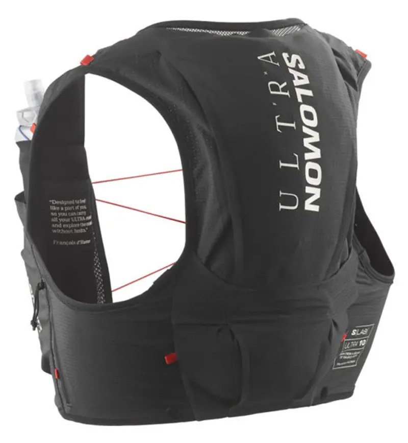 Salomon Lab Ultra 10 - zaino trail running Black