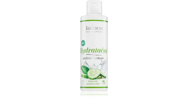 Saloos lozione tonica idratante viso con cetriolo e aloe vera 200 ml