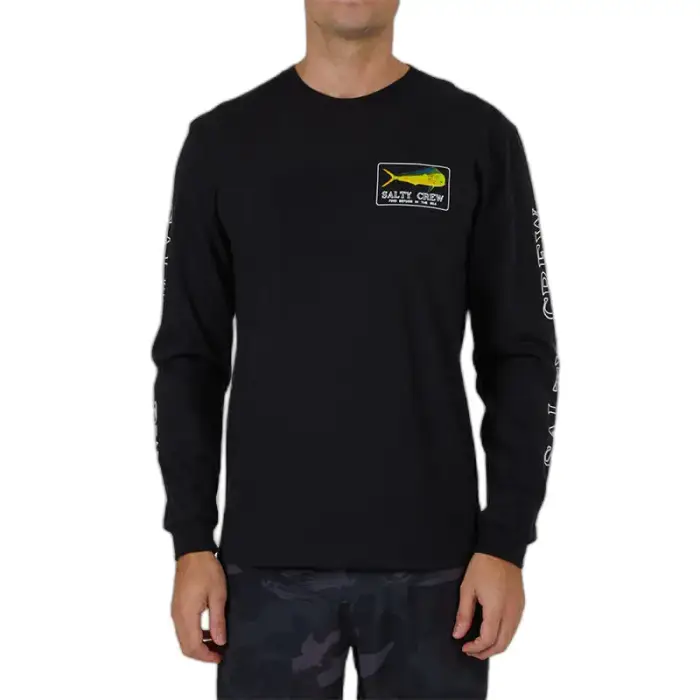Salty Crew Maglietta a manica lunga Golden Mahi Premium Noir