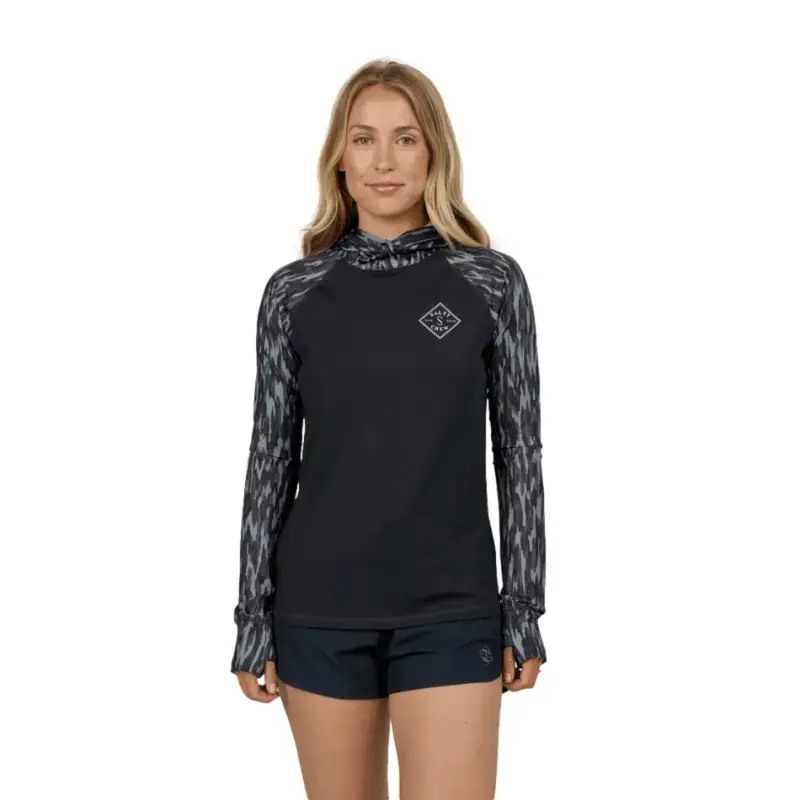 Salty Crew T-shirt anti UV a maniche lunghe da donna Apex