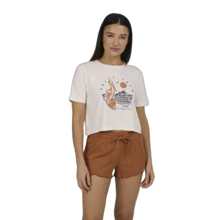 Salty Crew T-shirt da donna Ashore Blanc