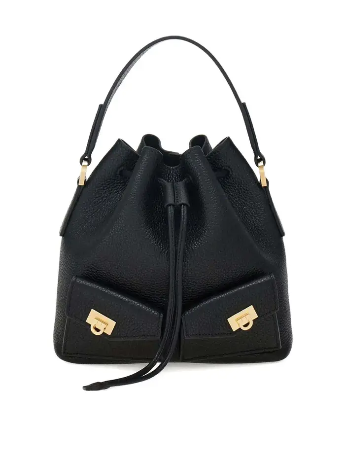 Salvatore Ferragamo Borsa a secchiello Nero