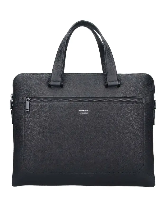 Salvatore Ferragamo Borsa Da Lavoro Nero