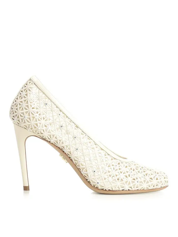 Salvatore Ferragamo Décolleté Macram Bianco