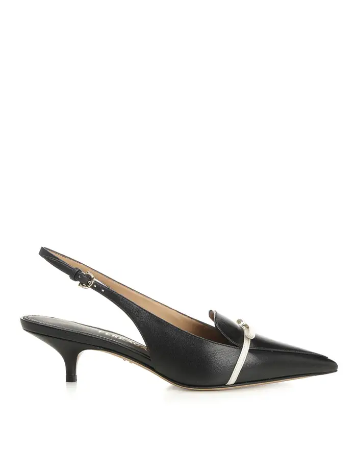 Salvatore Ferragamo Slingback Giusina Nero