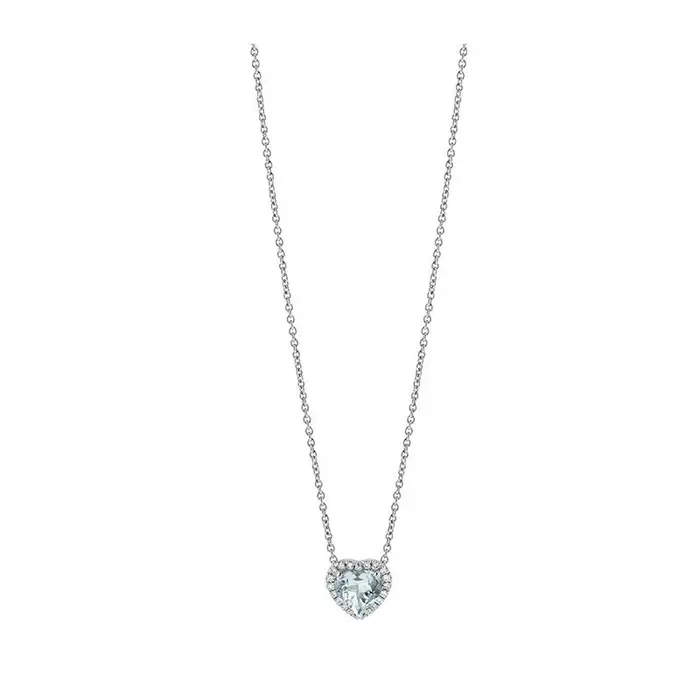 SALVINI Collierino In Oro Bianco Con Diamante
