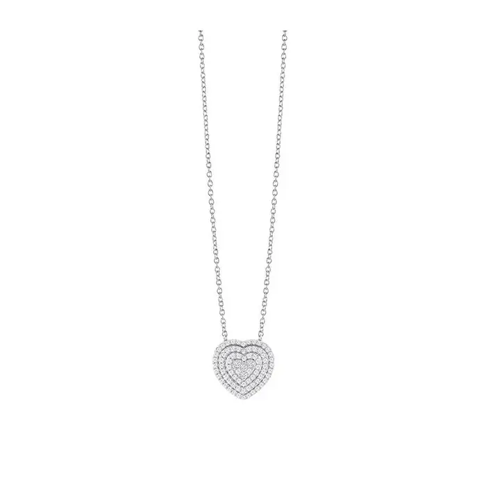 SALVINI Collierino In Oro Bianco Con Diamante